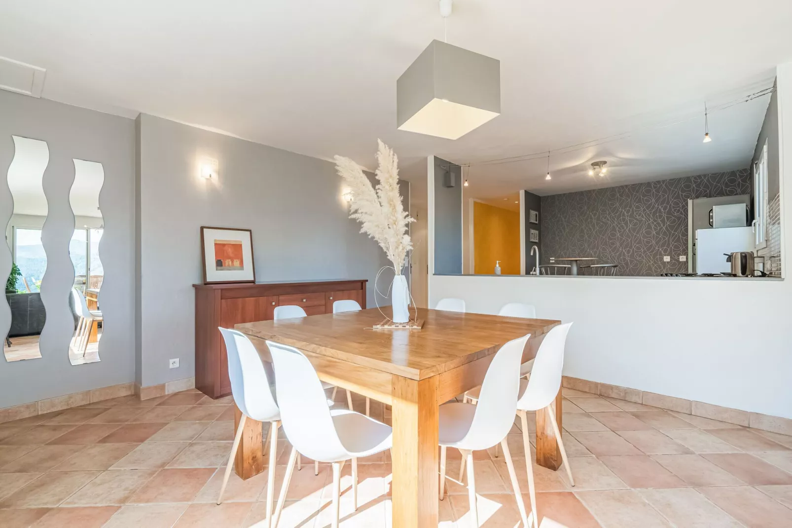Villa - Les Vans-Dining room