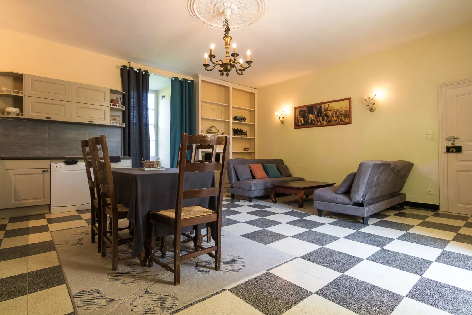 Le Grand Gite du Chateau-Living room
