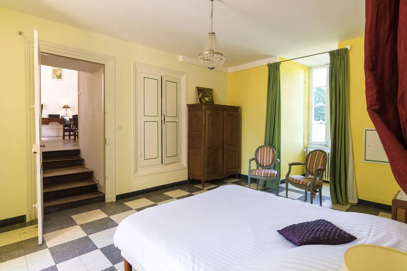 Le Grand Gite du Chateau-Bedroom