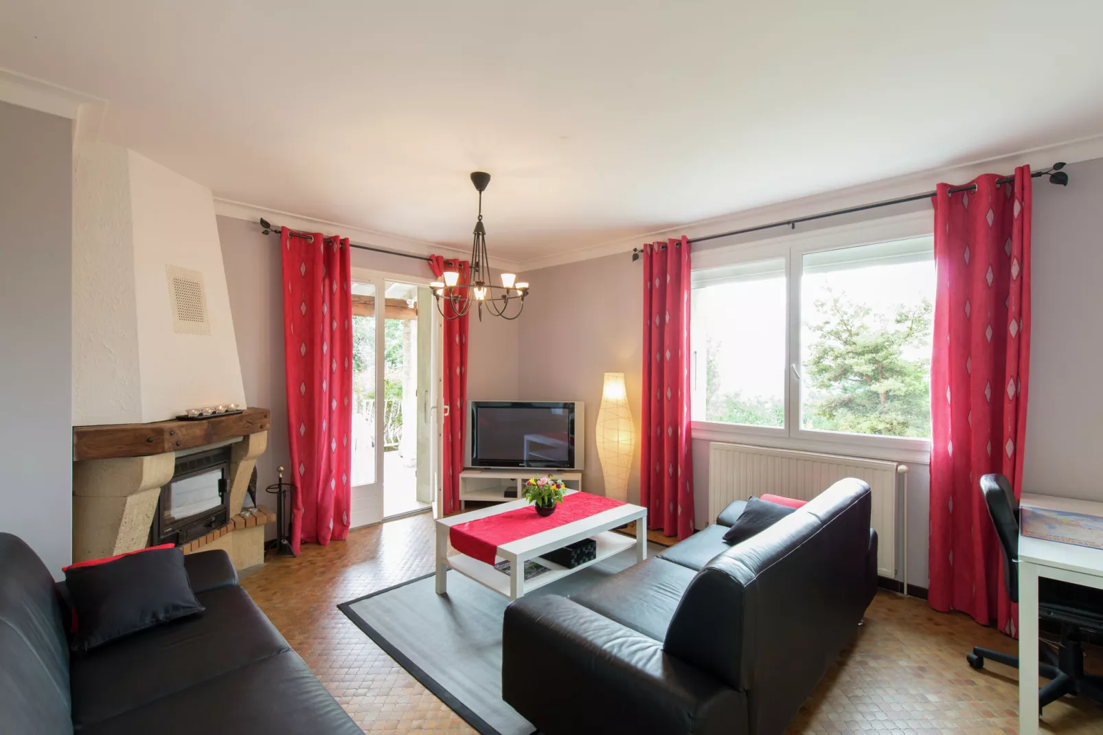 Maison de vacances - BATHERNAY-Living room