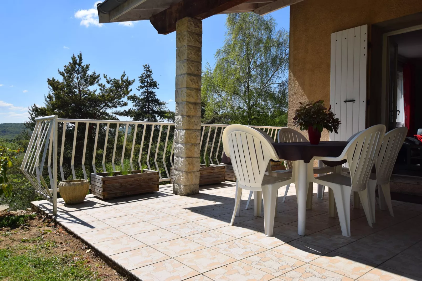 Maison de vacances - BATHERNAY-Terrace balcony