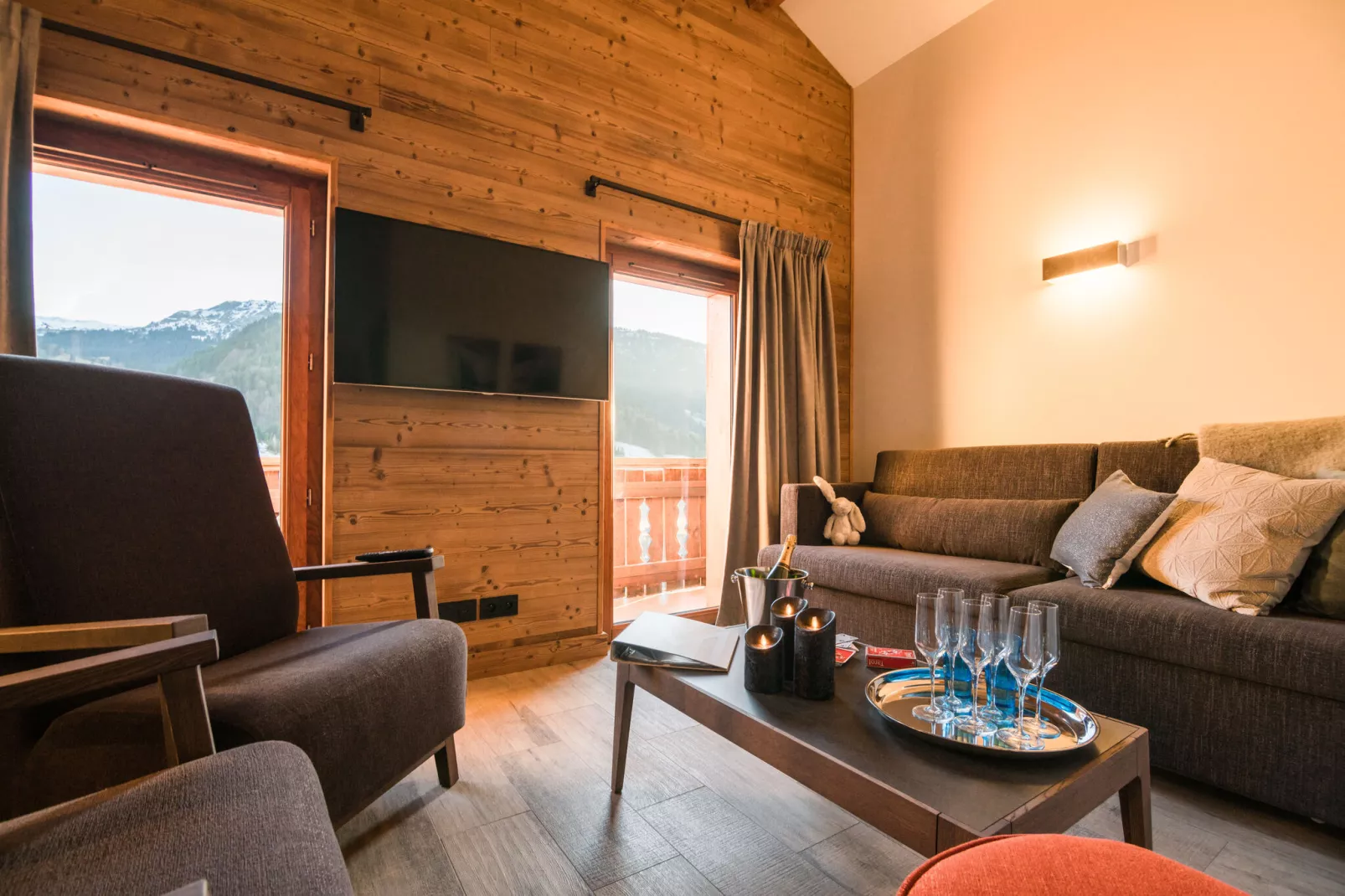 Les Portes de Megève 3-Living room