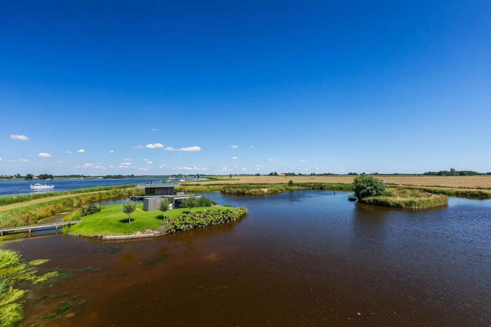 Watervilla de Blauwe Reiger-Gebiete Sommer 1 km