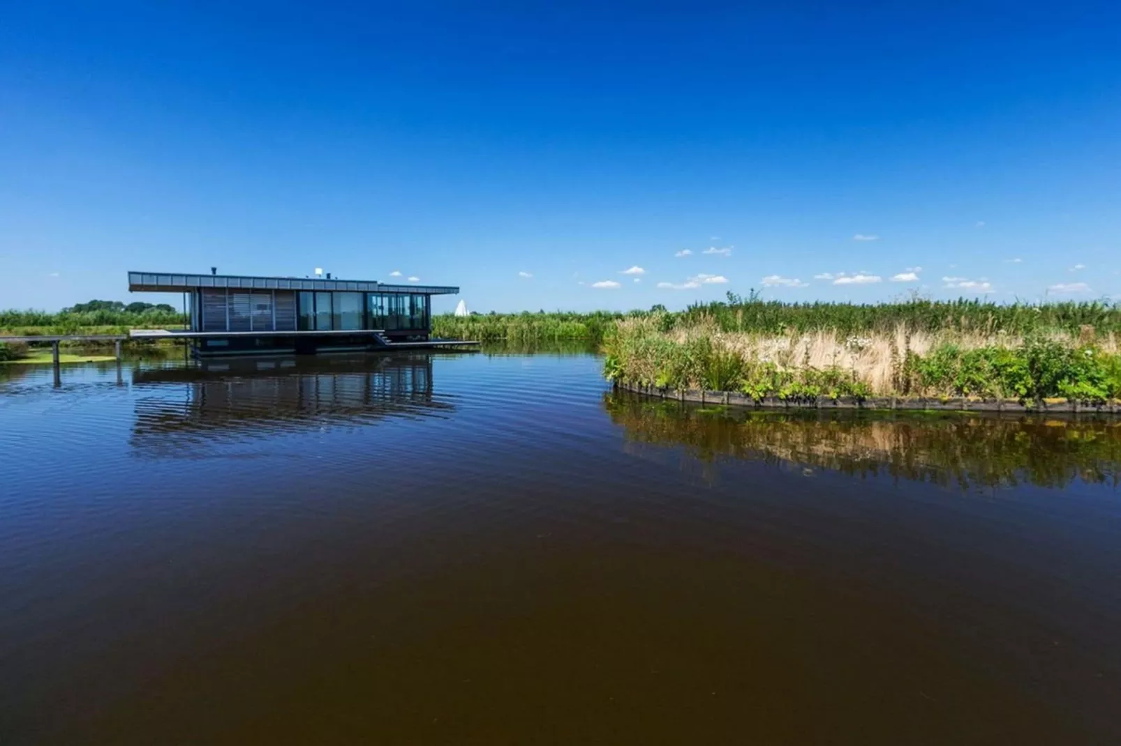 Watervilla de Blauwe Reiger-Empfangshalle