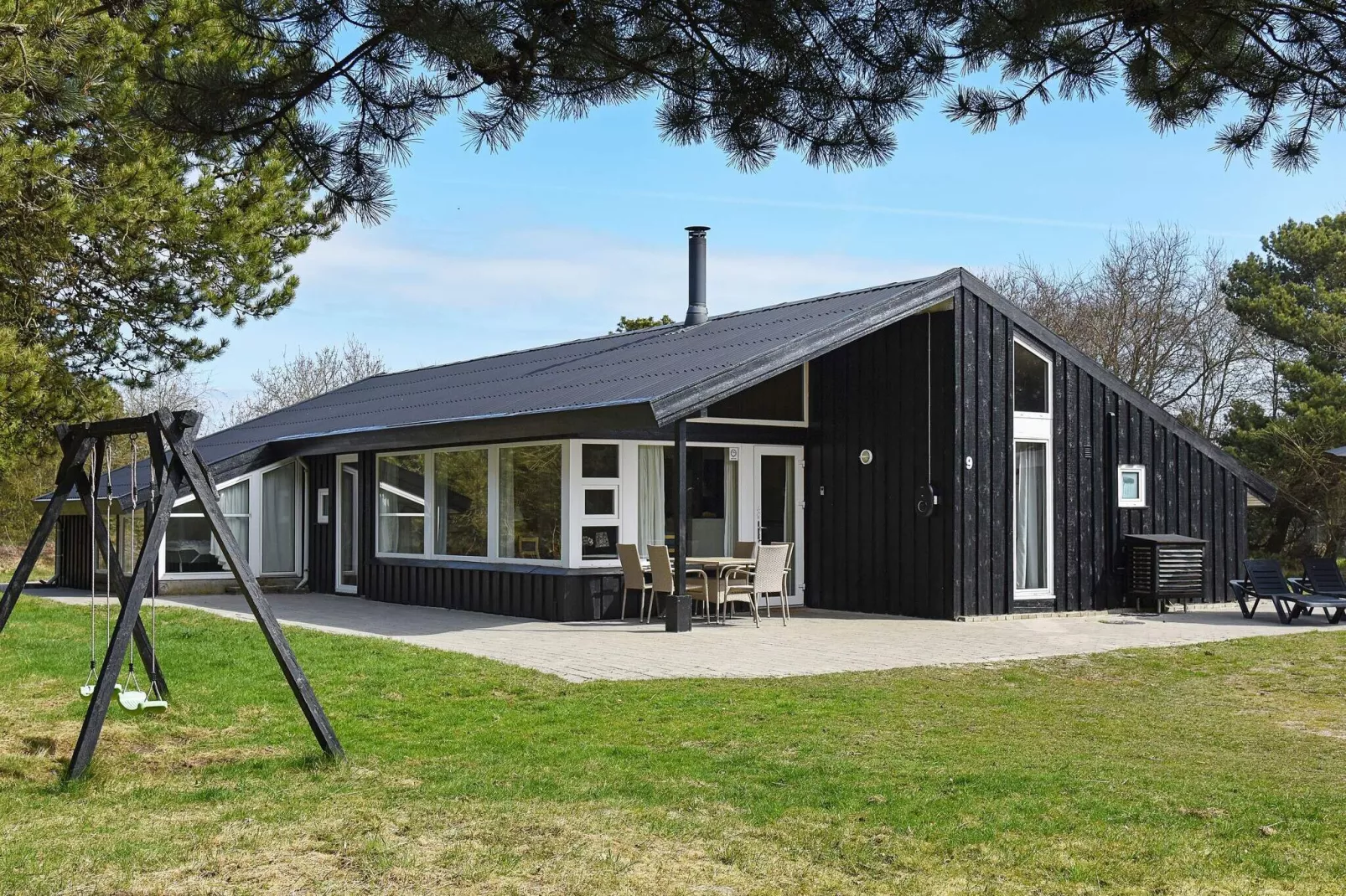 12 Personen Ferienhaus in Fanø-By Traum-Außenbereich