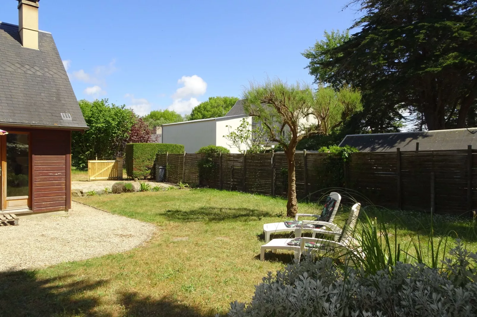 Holiday home Denneville-Außenbereich Sommer