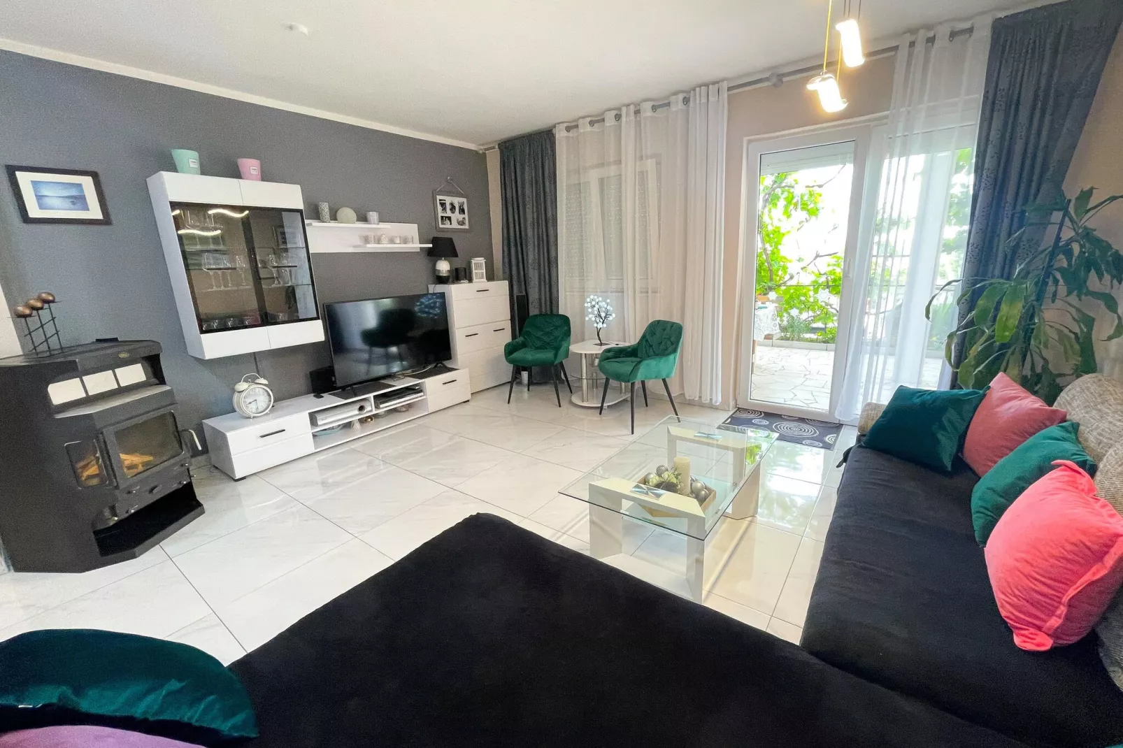 Apartment Jasminka A1-Living room
