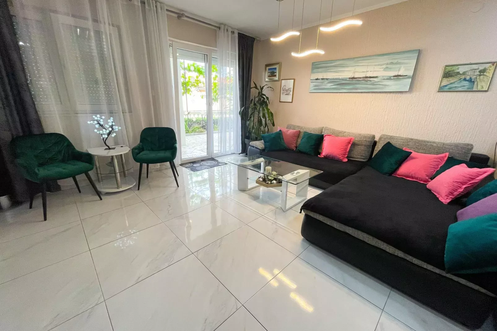 Apartment Jasminka A1-Living room