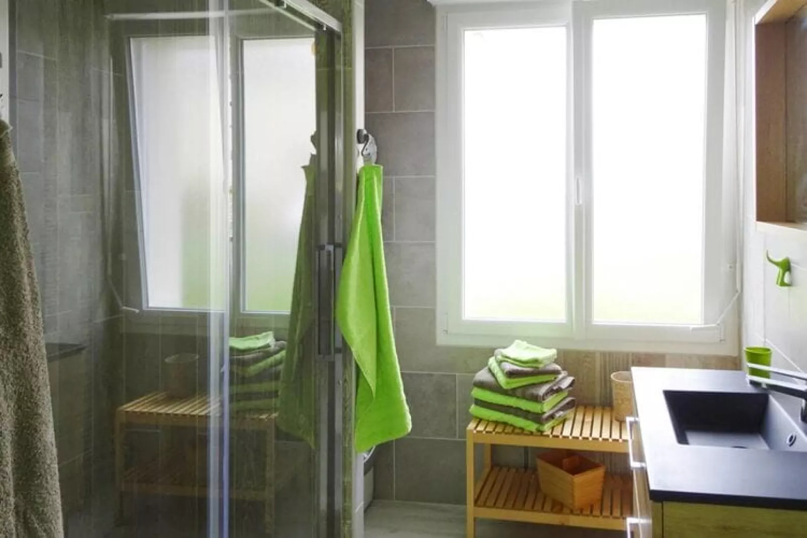 Holiday home Saint-Marcouf-Salle de bain