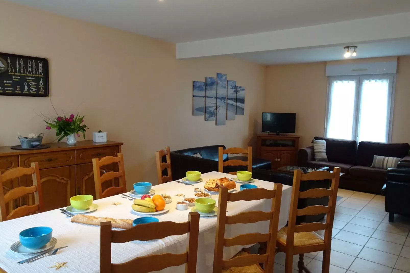 Holiday home Barneville-Carteret-Salle à manger