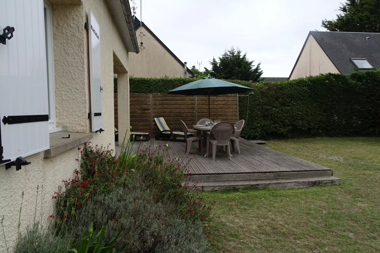 Holiday home Portbail-Gardens summer