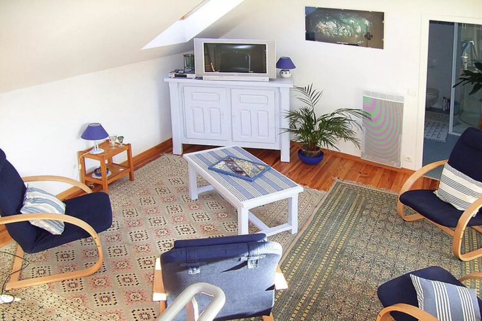 Semi-detached house St Martin-de-Bréhal-Living room