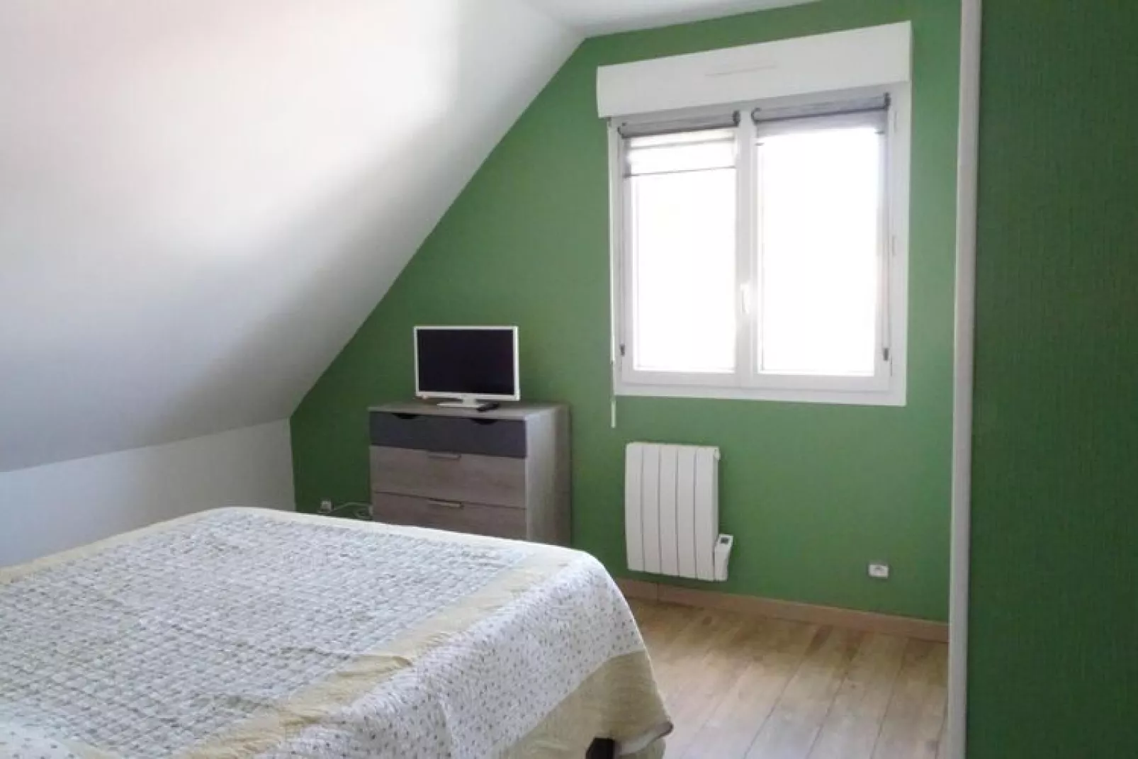 Semi-detached house Bréhal-Bedroom