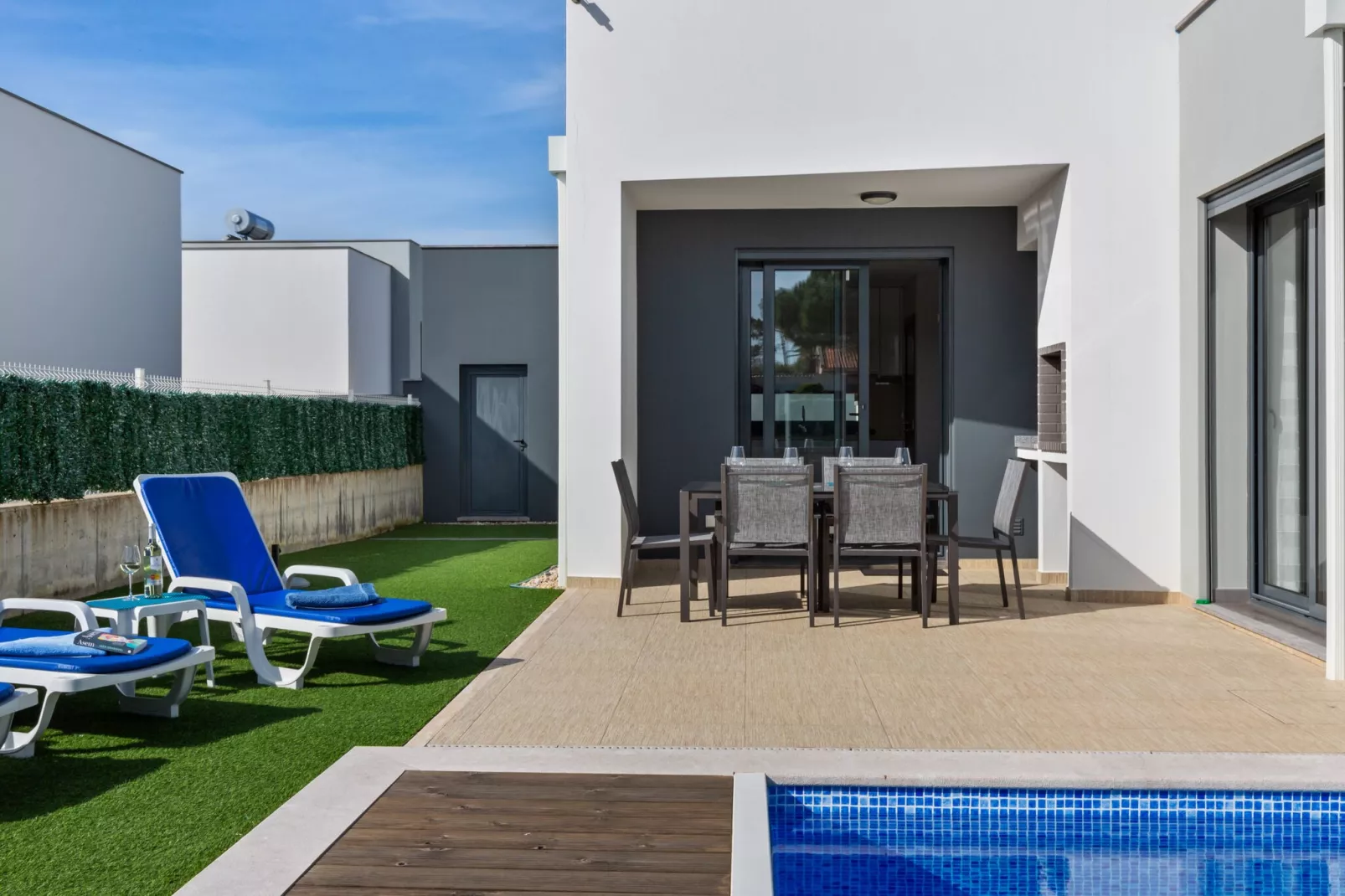 Villa Mar e Lagoa-Terrace balcony