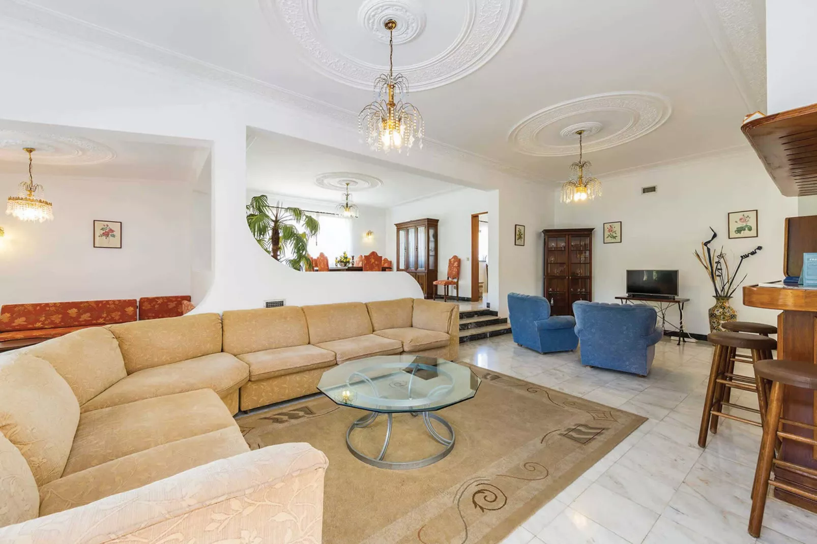 Villa Manoel-Wohnzimmer