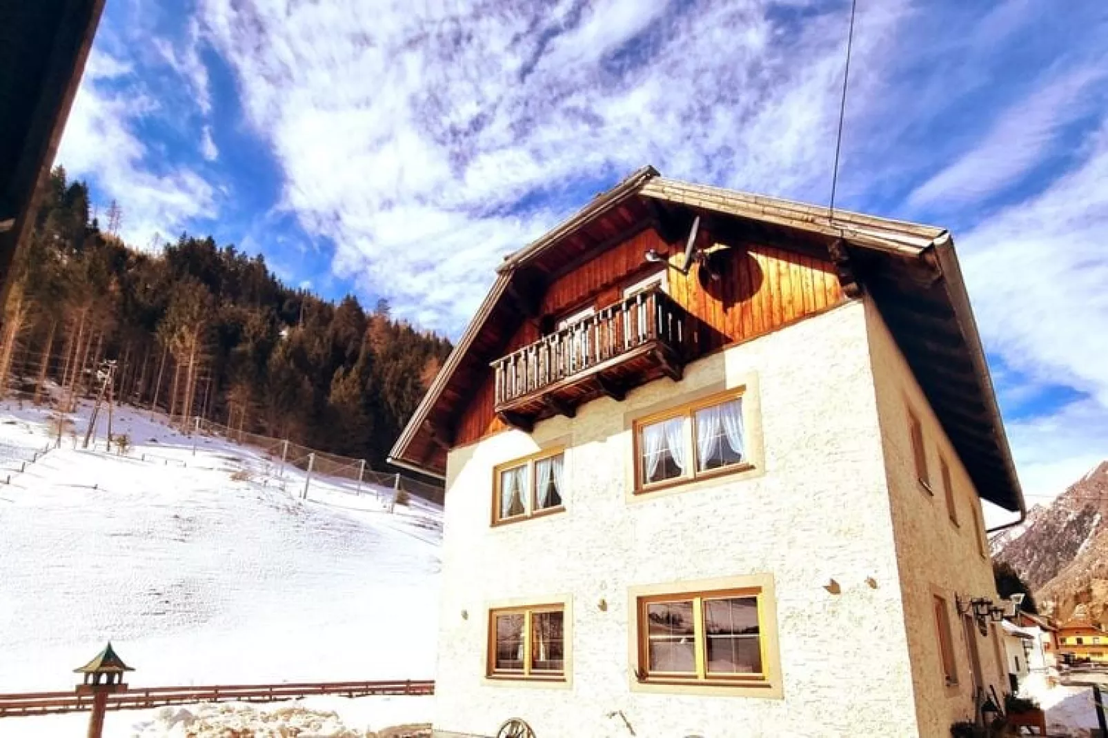 Ferienhaus Krapflgeusche-Exterior winter