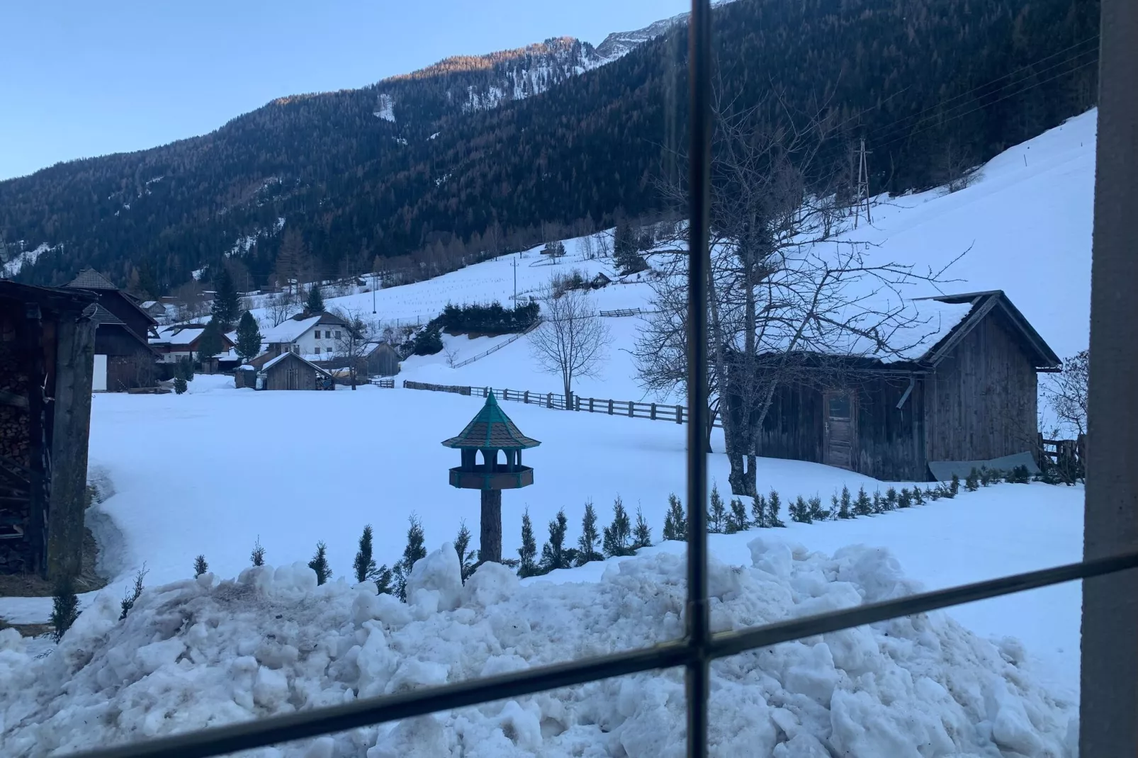 Ferienhaus Krapflgeusche-View winter