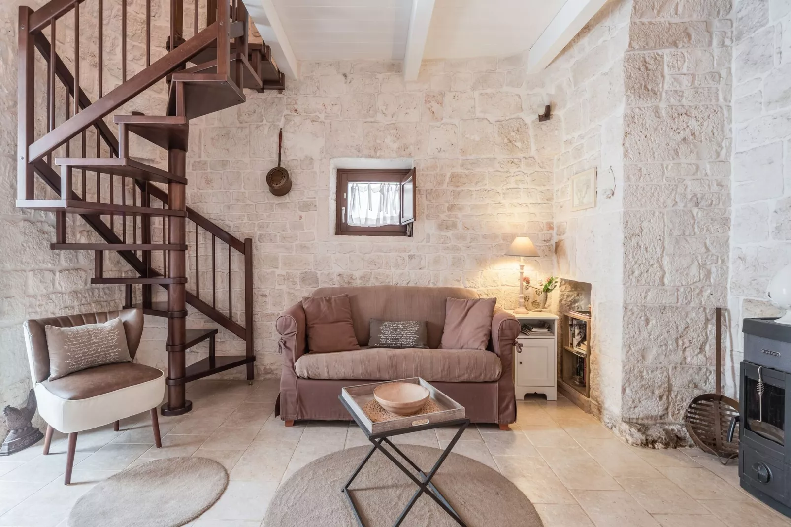 Trullo dell'Ulivo per Tre-Living room