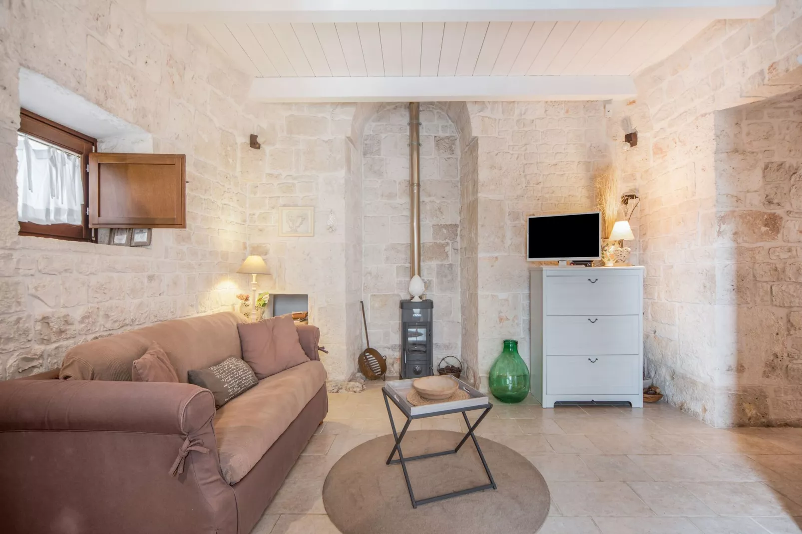 Trullo dell'Ulivo per Tre-Living room