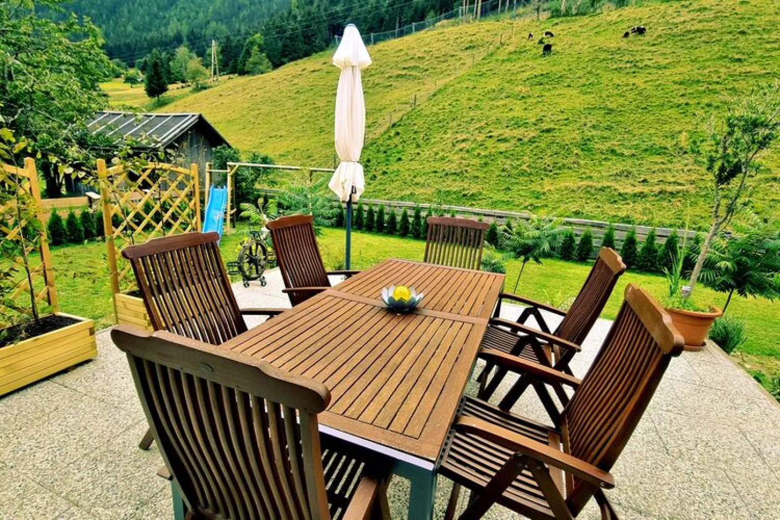 Ferienhaus Krapflgeusche-Terrace balcony
