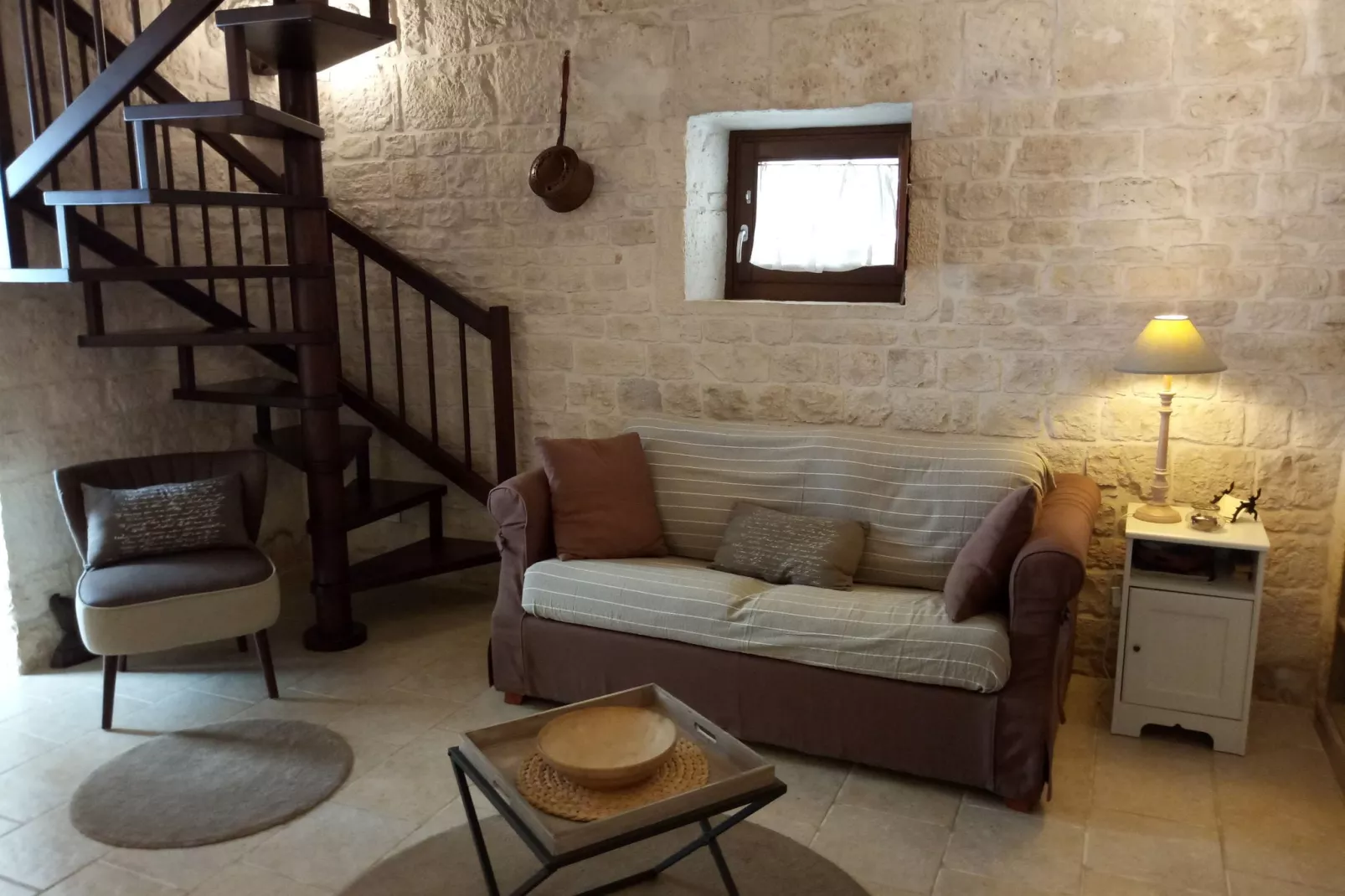 Trullo dell'Ulivo per Due-Living room