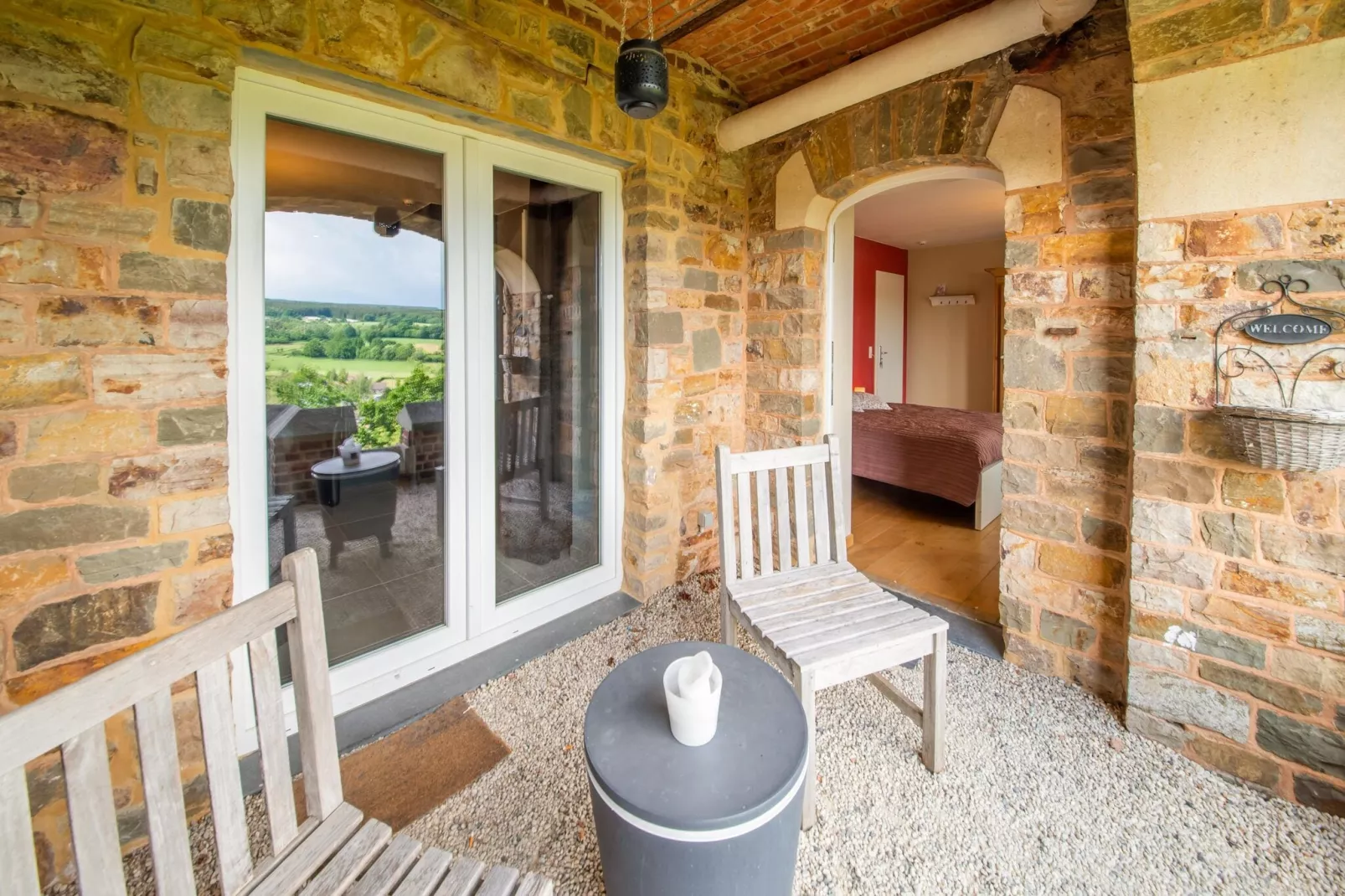 Le Chateau de Balmoral-Terrace balcony