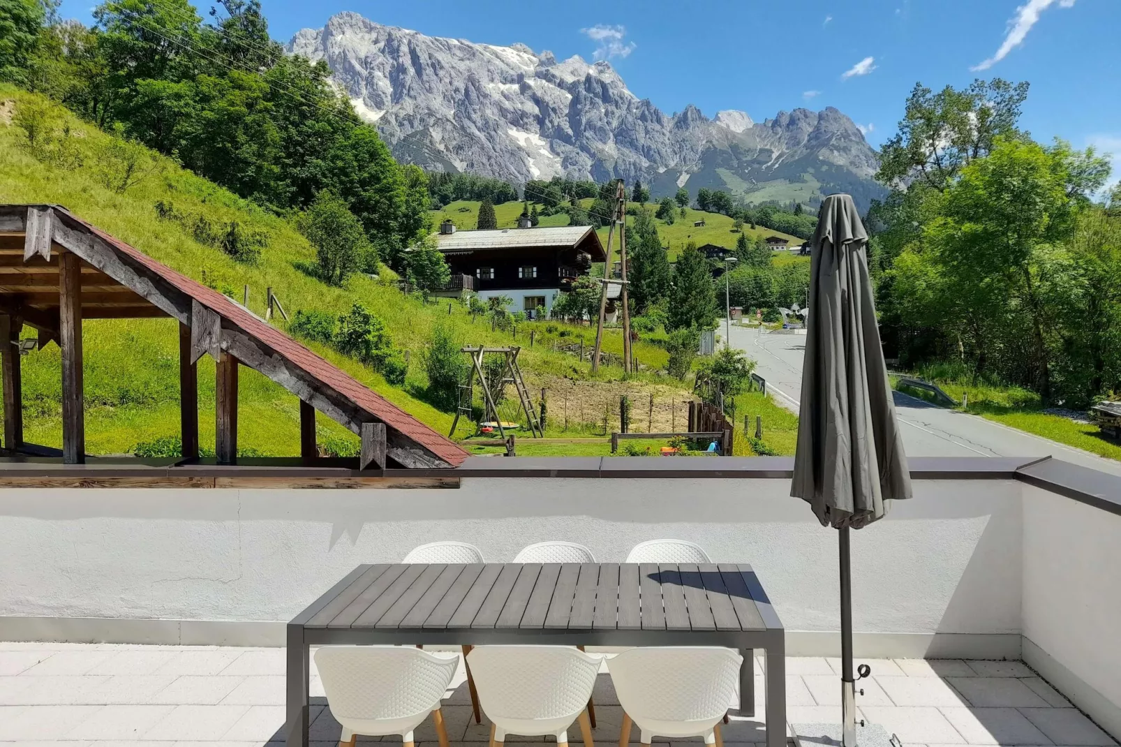 Mountain-View Appartement with Garden inkl Hochkönigcard-Vue d'été