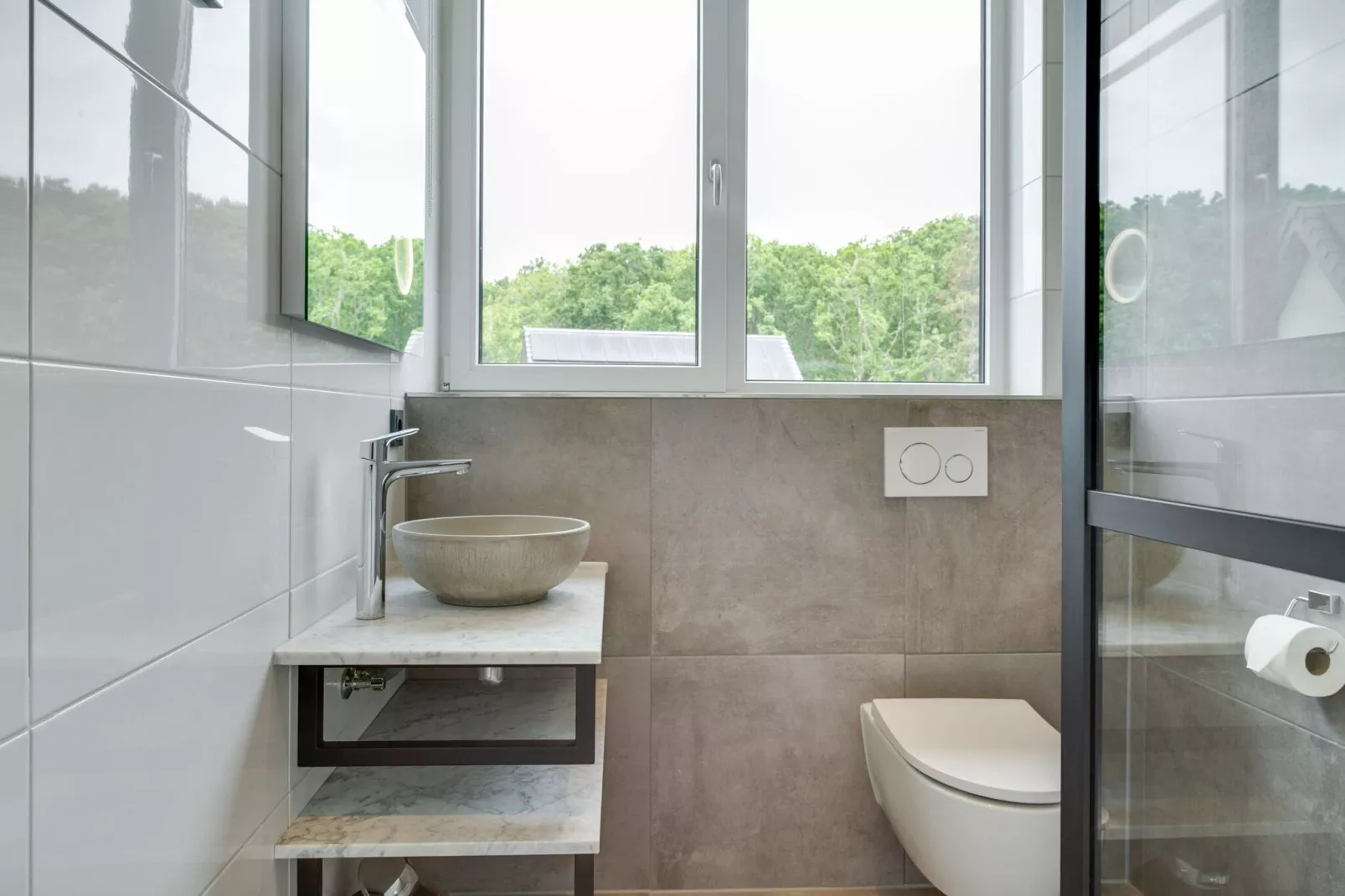 De Koog nr 1 - 6 pers woning de luxe-Salle de bain