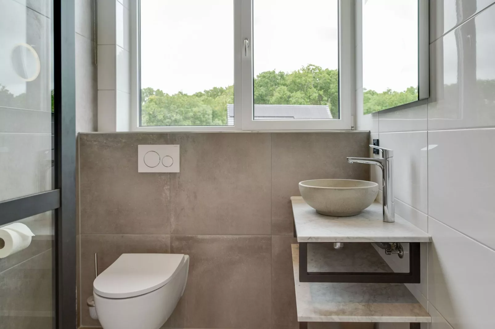 De Koog nr 2 - 6 pers woning de luxe-Bathroom