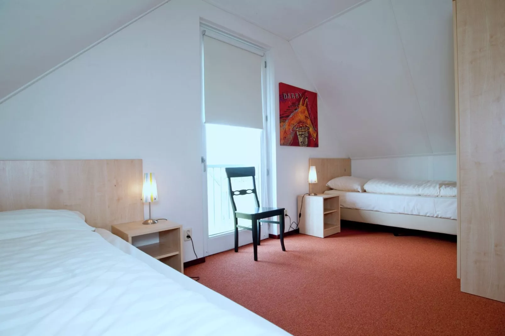 Maaspark Boschmolenplas - Tuinblik-Schlafzimmer