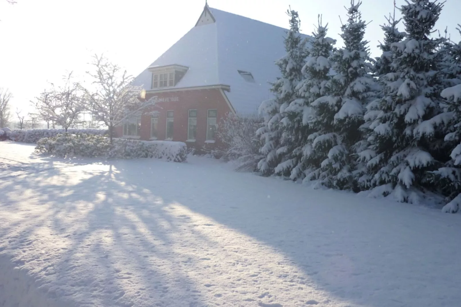 Singelhoeve-Außenbereich Winter