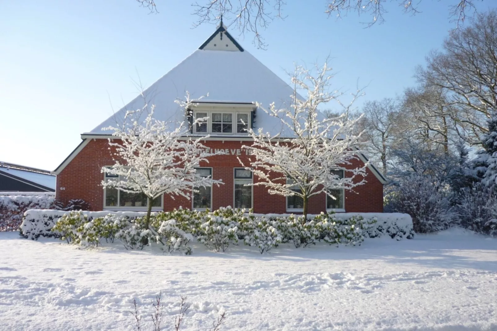 Singelhoeve-Außenbereich Winter