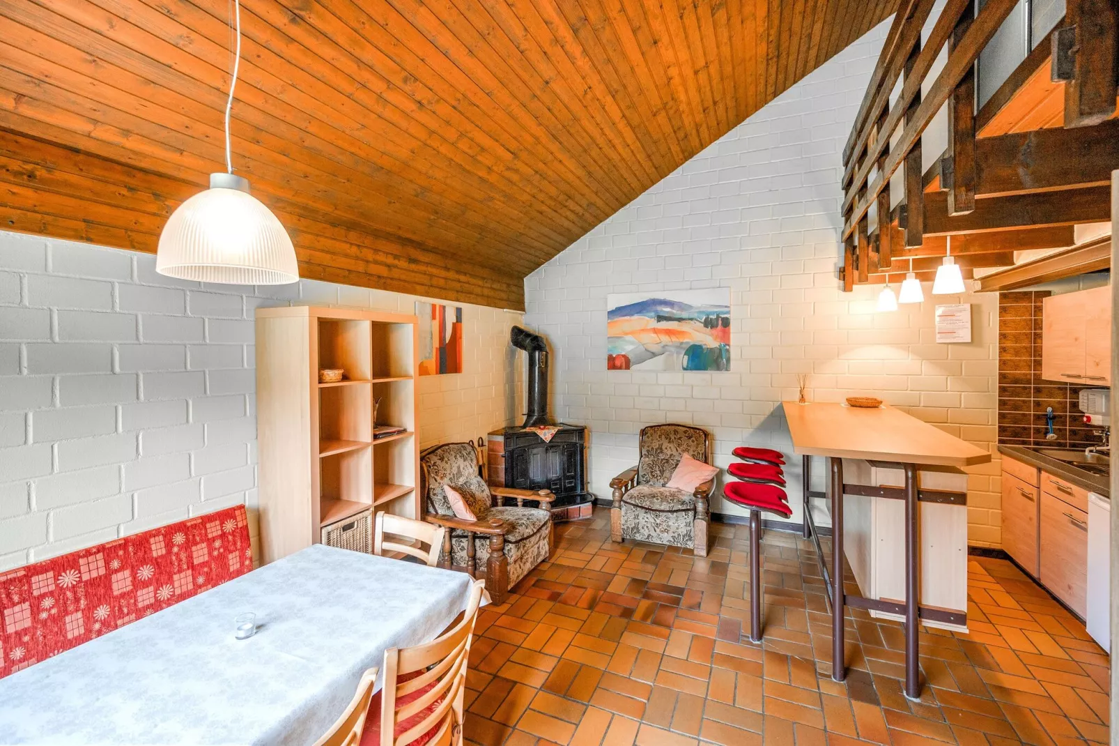 Fuchsbau-Wohnzimmer