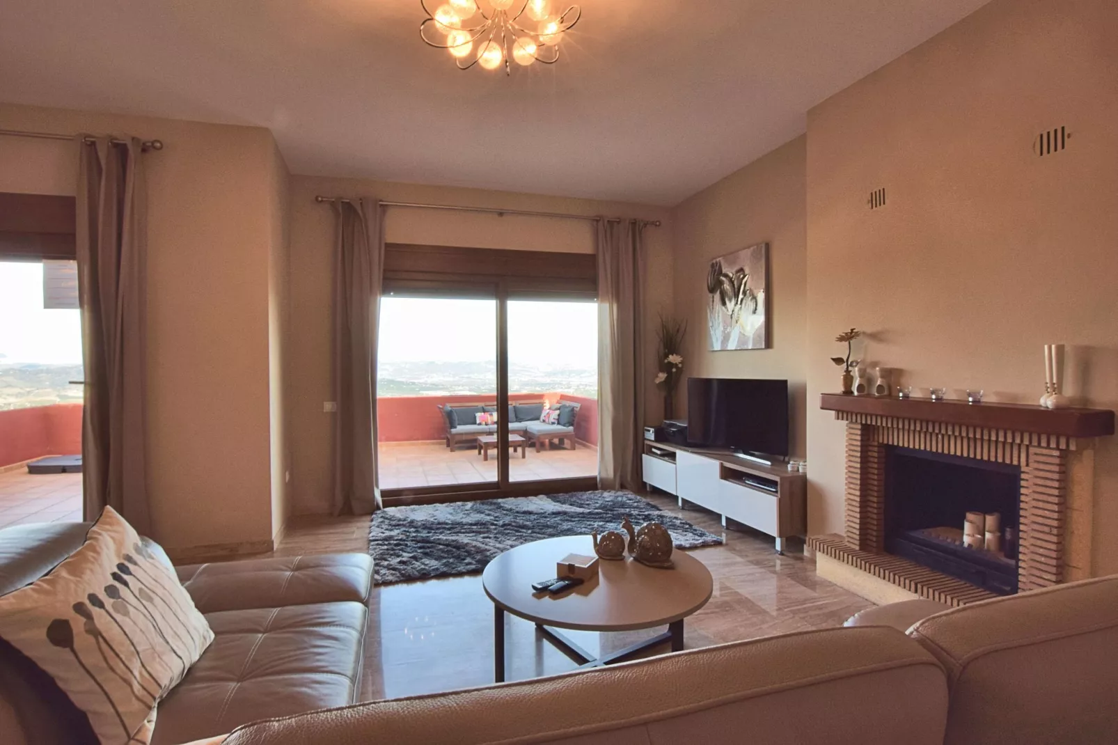 La Perla Escondida-Living room