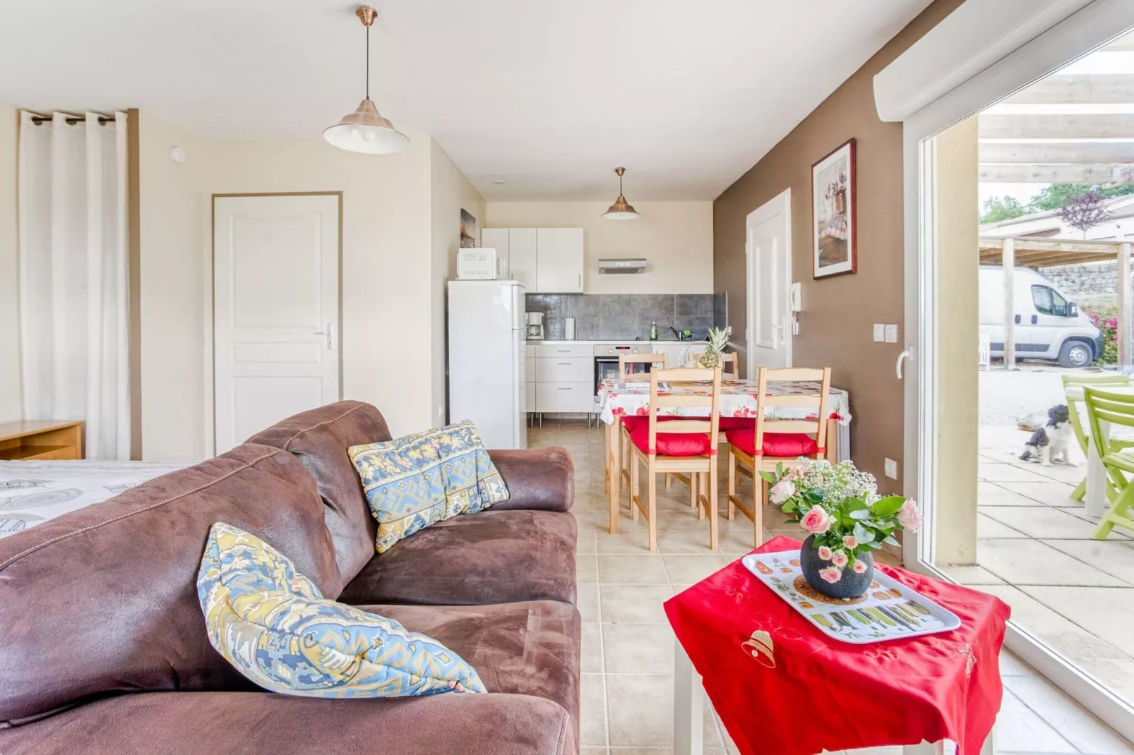 Studio 2 personnes Les Papillons-Living room