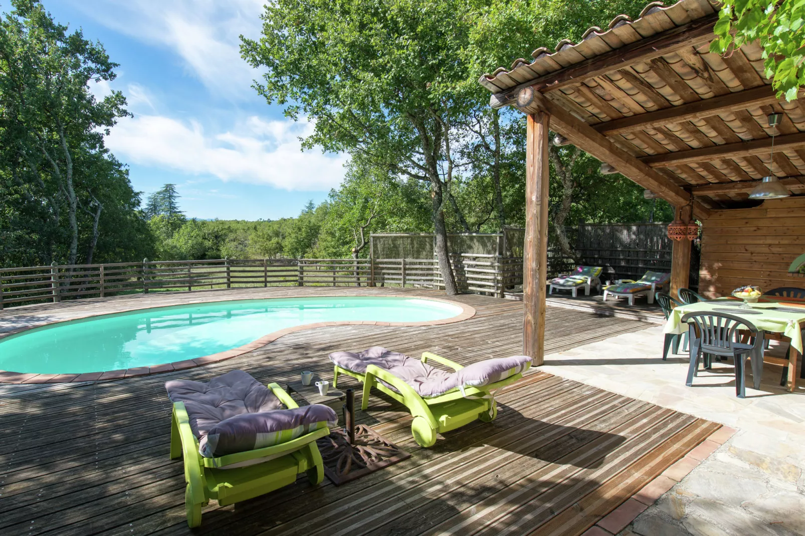 Villa 1 - St Alban-Auriolles-Pool