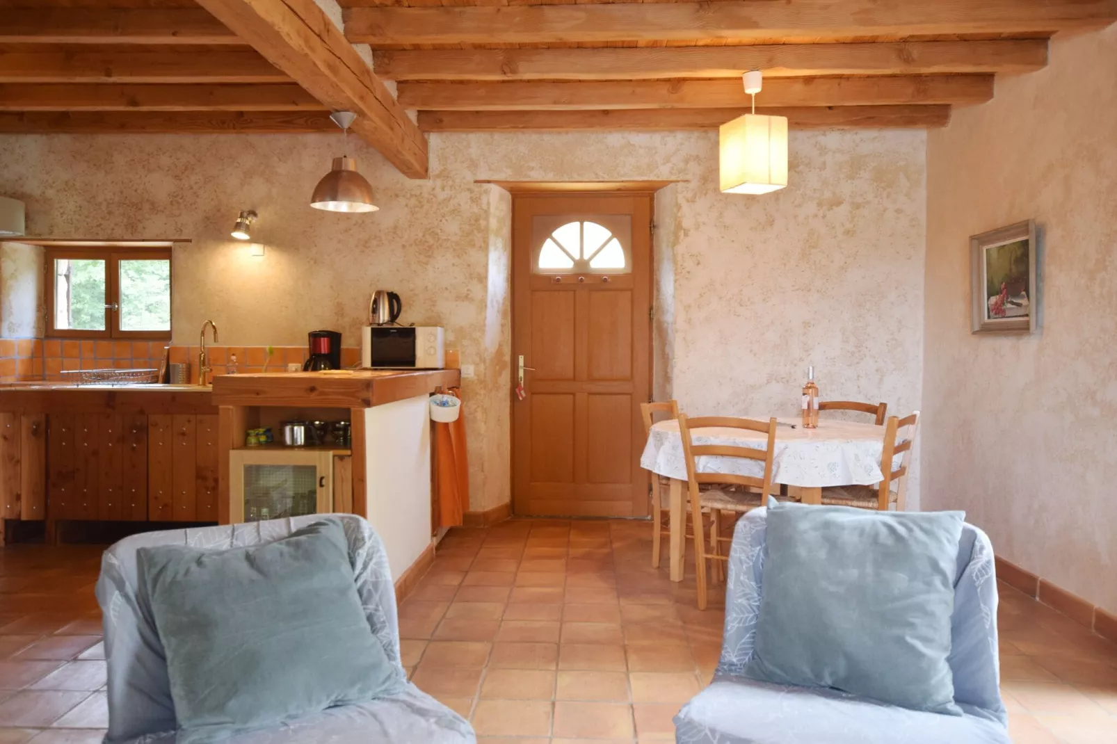 Villa 1 - St Alban-Auriolles-Living room