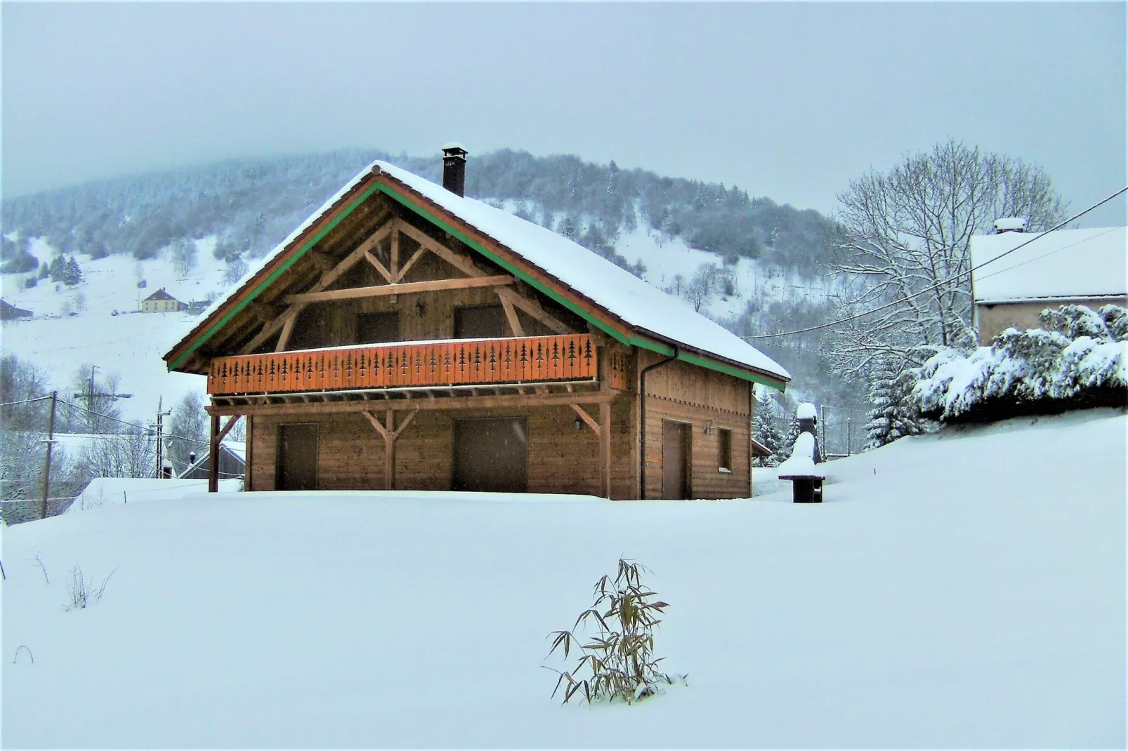 Chalet de montagne-Extérieur hiver