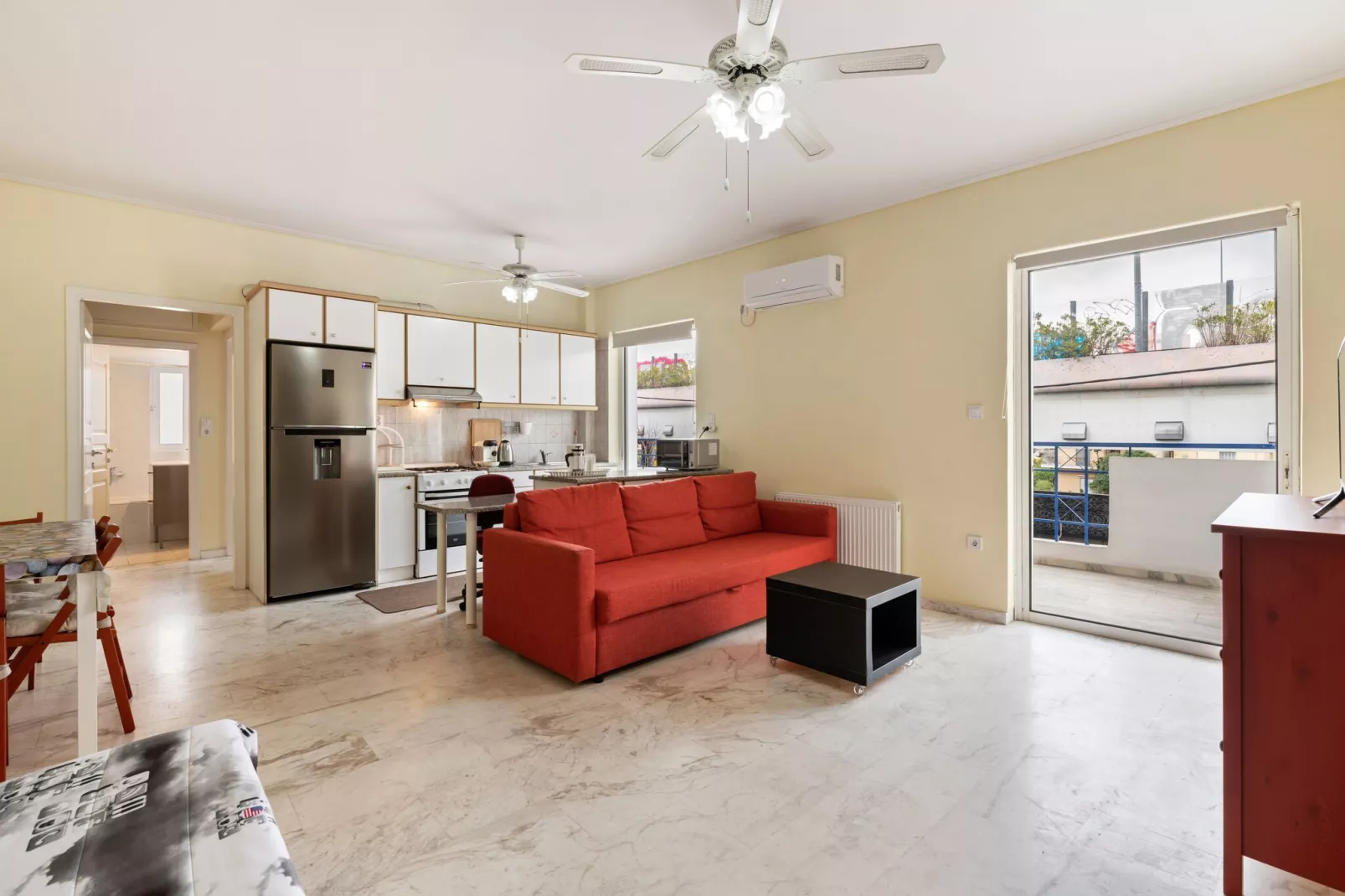 Apartment Outside Athens-Living room