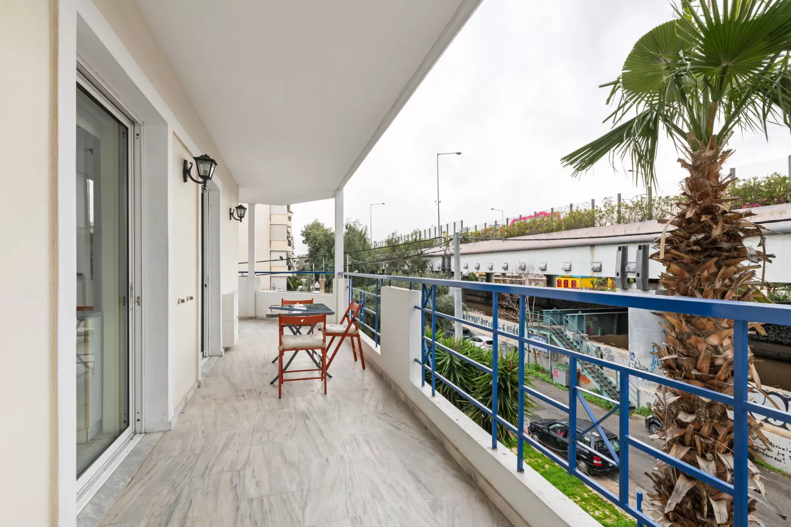 Apartment Outside Athens-Terrace balcony