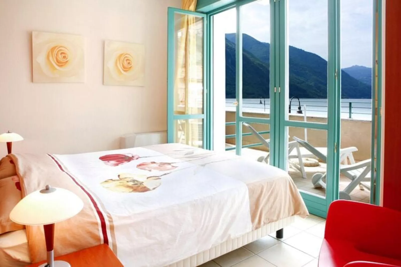 Residence Porto Letizia Porlezza  -B4 Palaca 1-room 4 pax Mountain View Deluxe P1MD4 8204-Bedroom