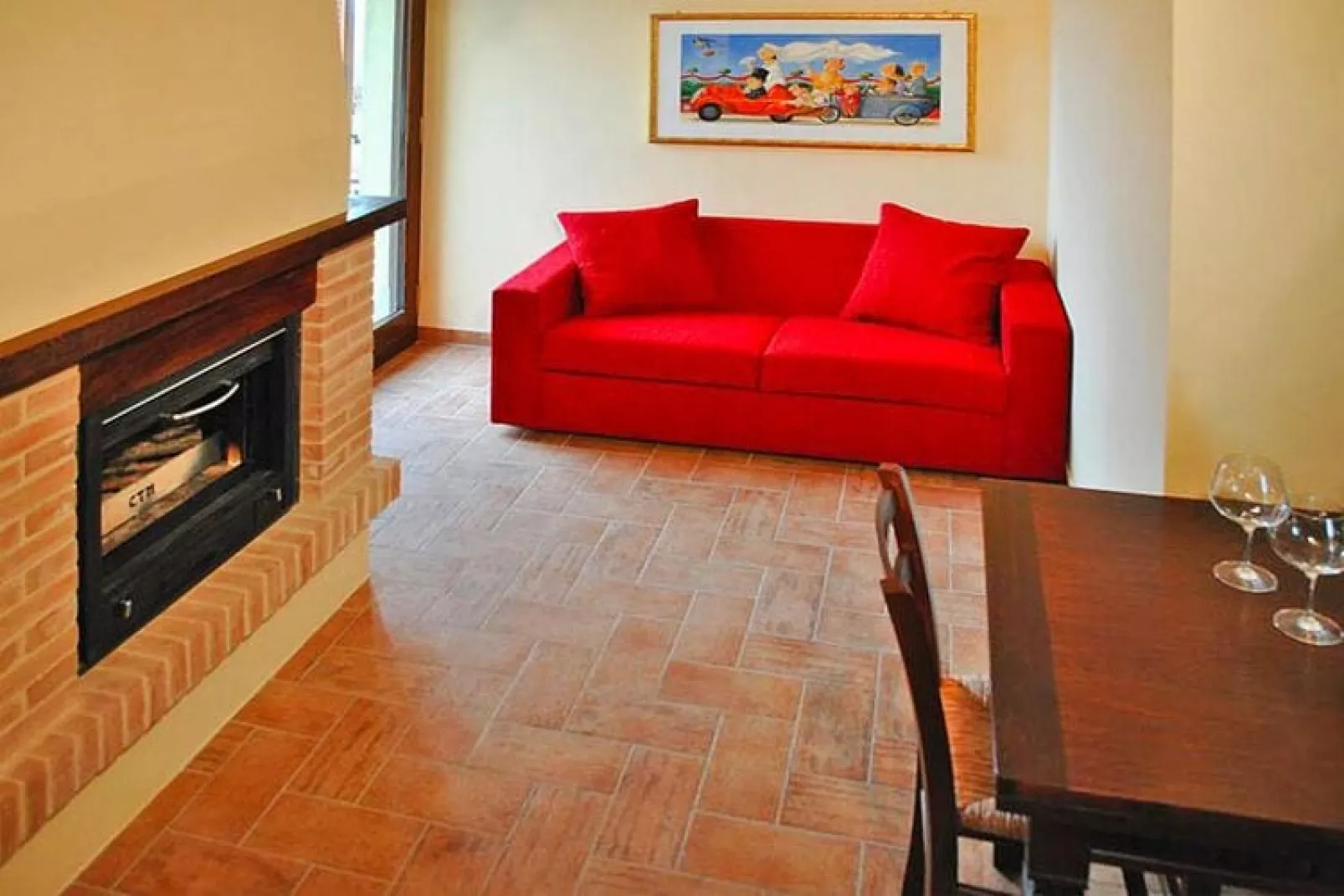 Agri-tourism La Filomena Montefortino - l'Infinito - Living room
