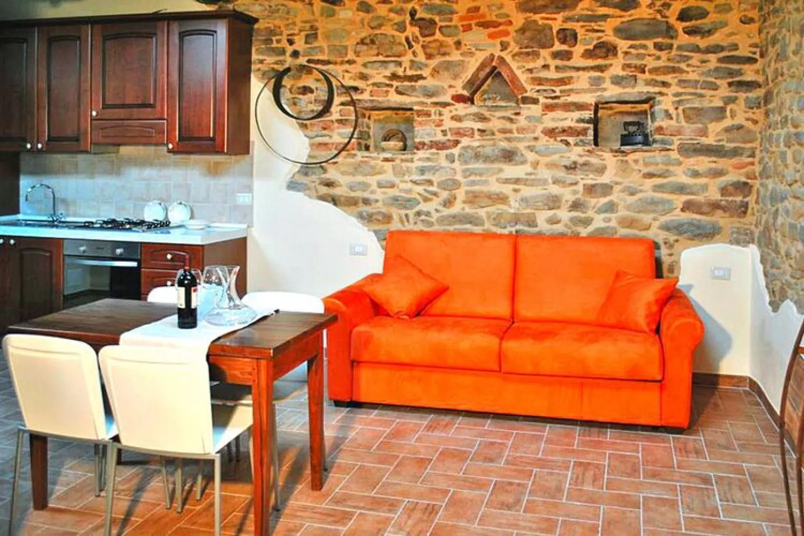 Agri-tourism La Filomena Montefortino-La Quiete - Wohnzimmer