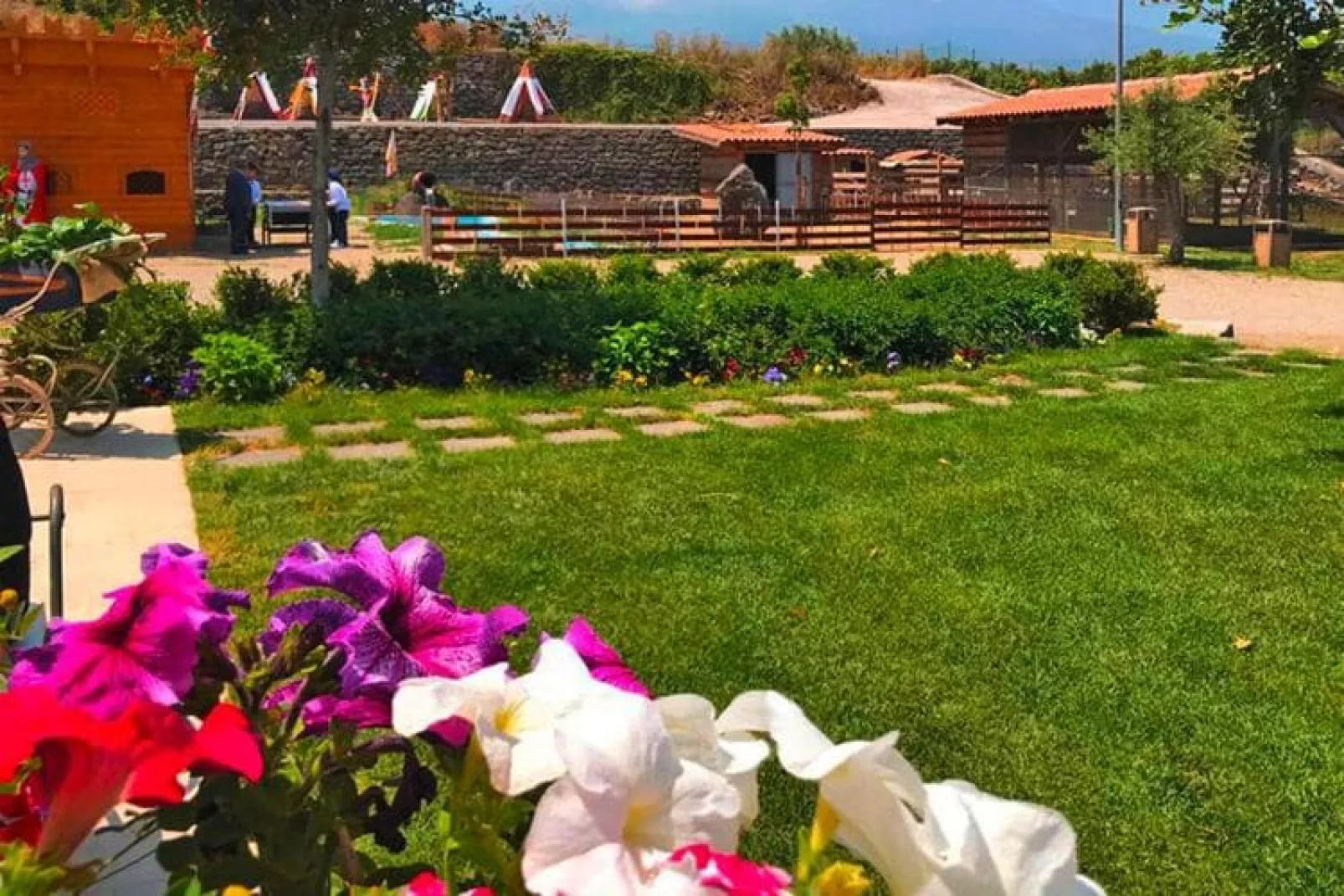 Reihenbungalows Santa VenerinaTerra di Venera Guest House-Jardin d'été