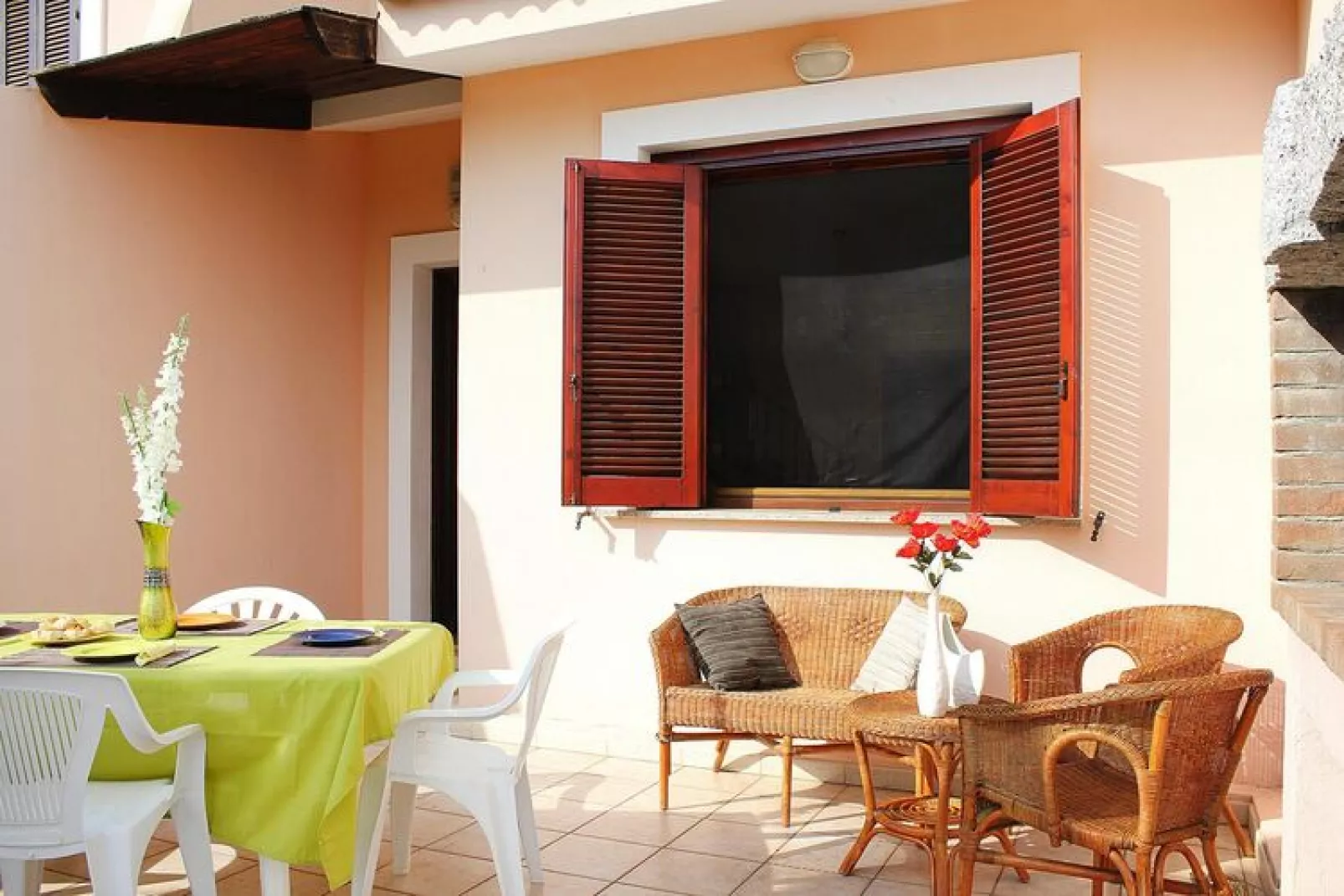 Apartments Santa Margherita di Pula-Trilo 4/5 Jana Margherita-Terrassenbalkon