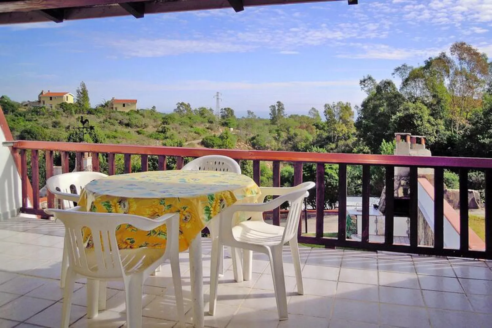 Apartments Santa Margherita di Pula-Trilo 4/5 Jana Margherita-Terrassenbalkon