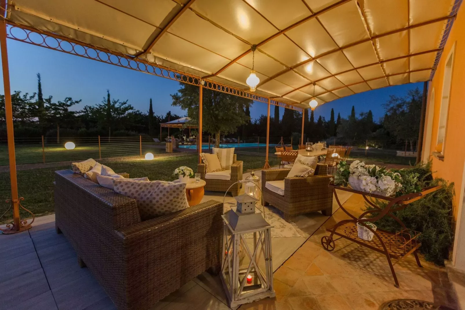 Villa Celli-Terrassenbalkon