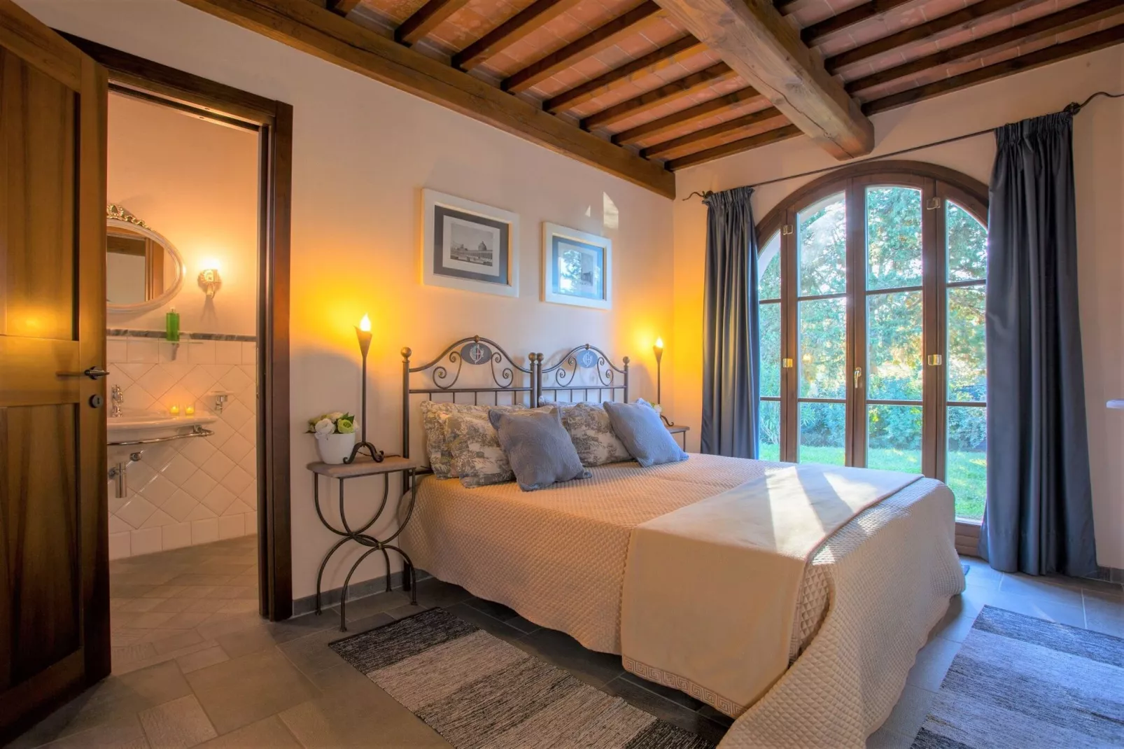 Villa Celli-Schlafzimmer