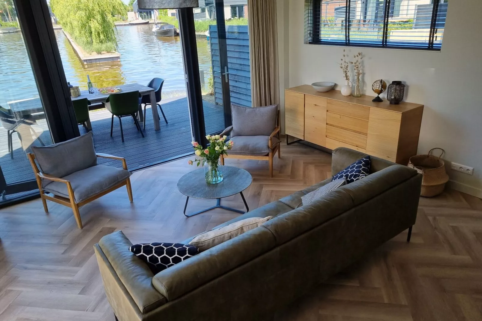 Watervilla Acht-Wohnzimmer