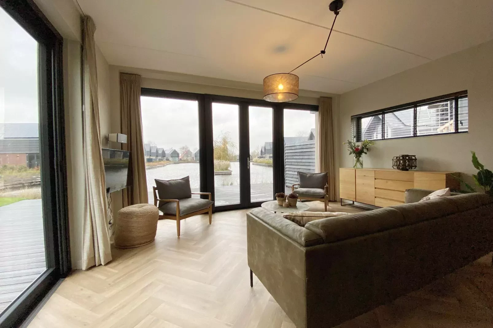 Watervilla Acht-Wohnzimmer